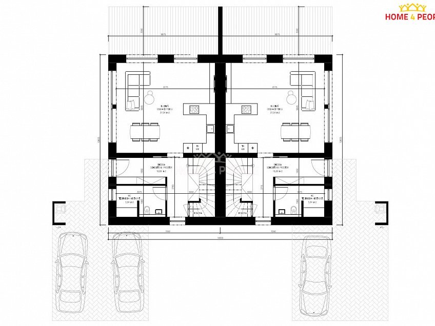 Prodej  domu na klíč 118 m^2 Nivy II, Zlín 