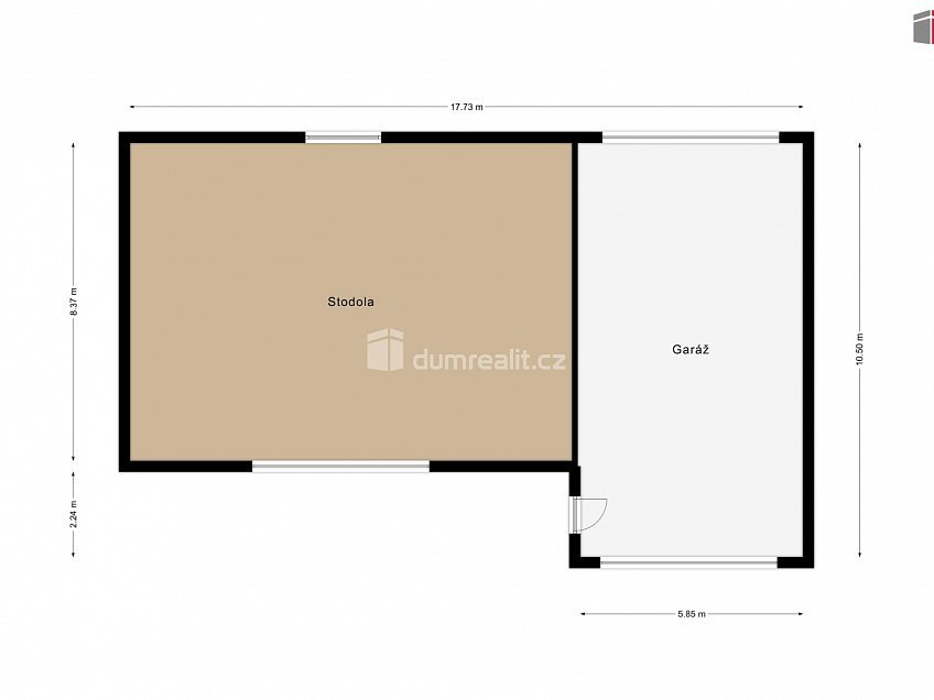 Prodej  skladu 975 m^2 Pnětluky, Pnětluky 