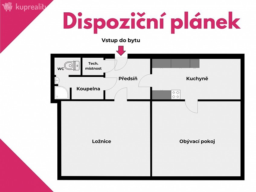 Pronájem bytu 2+1 84 m^2 Vídeňská třída, Znojmo 