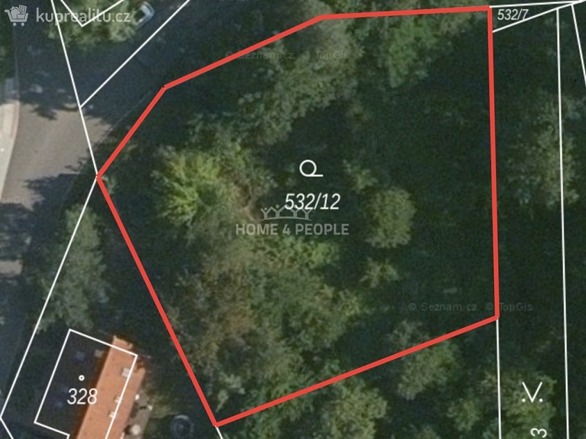 Prodej  zahrady 1247 m^2 Velké Popovice, Velké Popovice 