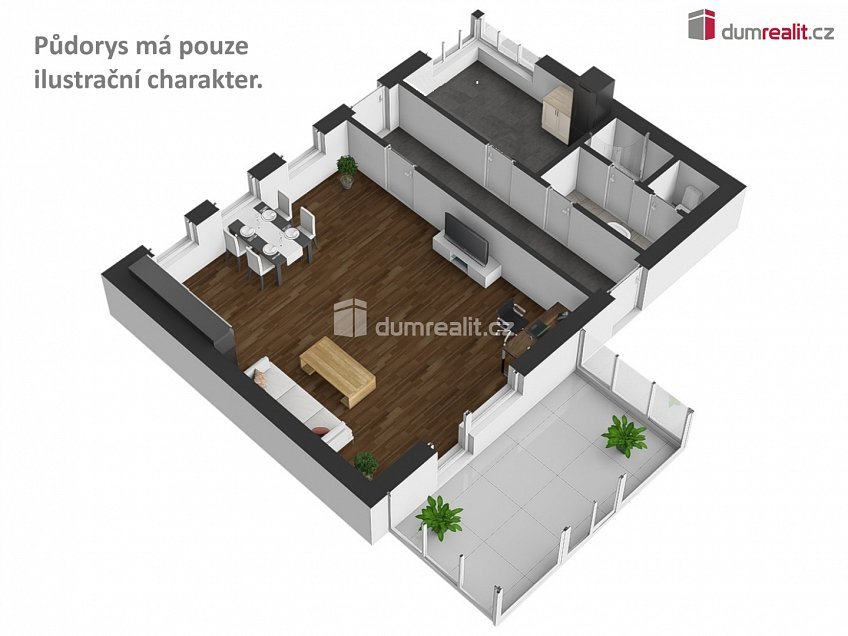 Pronájem  komerční reality 79 m^2 Rudolfov, Rudolfov 