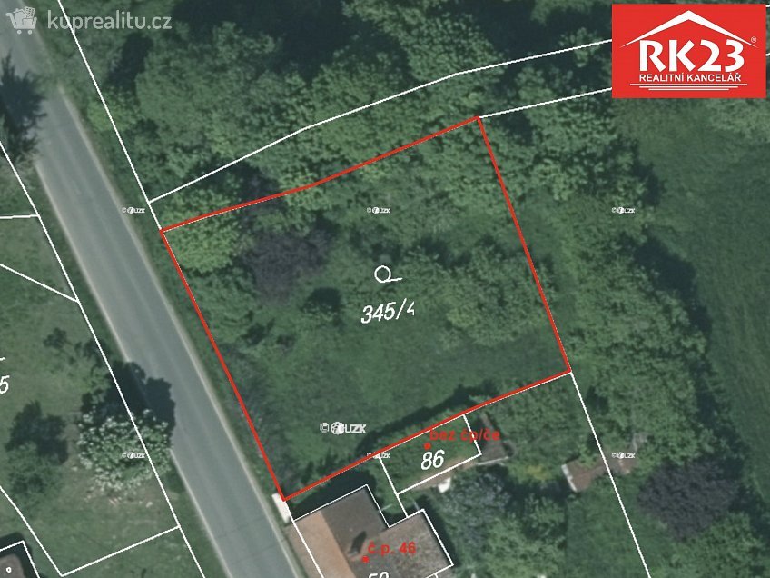 Prodej  stavebního pozemku 994 m^2 Stráž 46, Stráž 