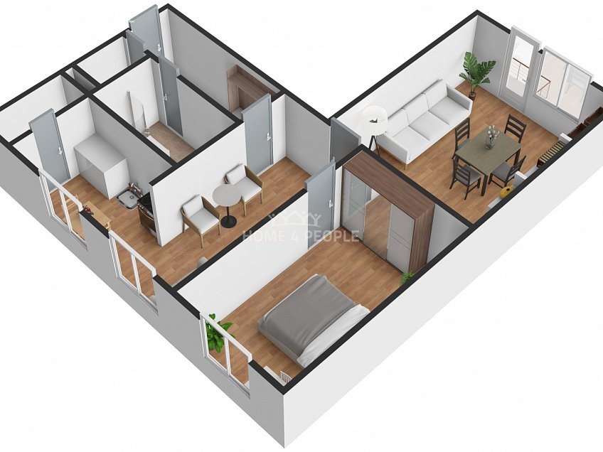 Prodej bytu 3+kk 62 m^2 Komenského, Golčův Jeníkov 