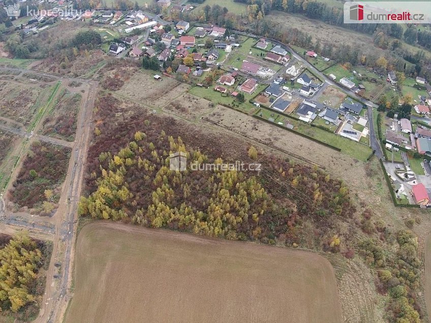 Prodej  stavebního pozemku 1659 m^2 Ostrov, Ostrov 