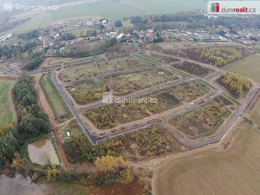Prodej  stavebního pozemku 1659 m^2 Ostrov, Ostrov 