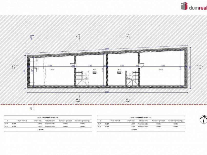 Prodej  stavebního pozemku 909 m^2 Davídkova, Praha 8 