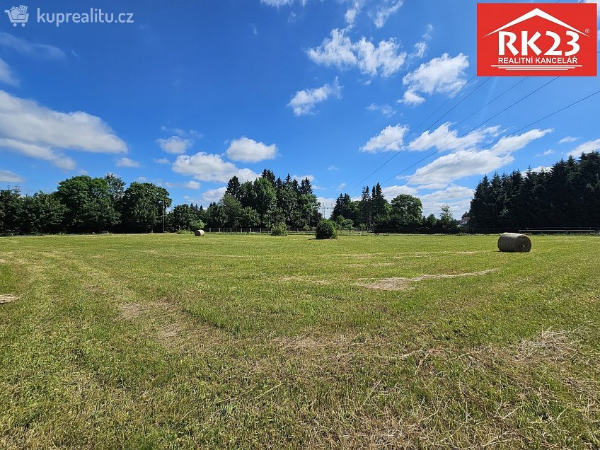 Prodej  stavebního pozemku 4038 m^2 Zádub-Závišín, Zádub-Závišín 