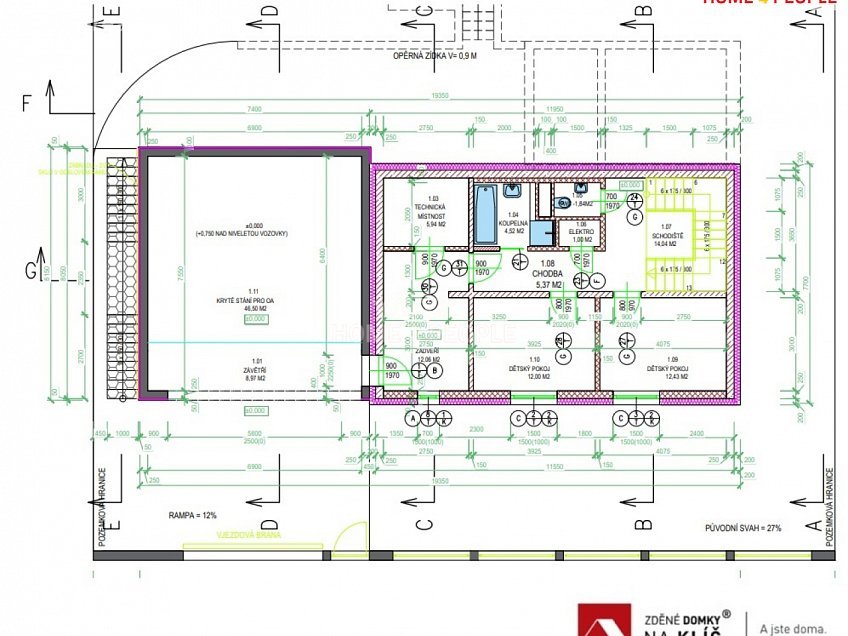 Prodej  domu na klíč 150 m^2 Pampelišková, Zlín 