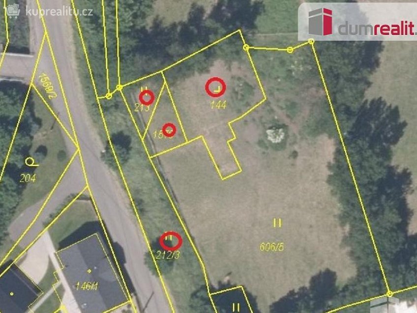 Prodej  stavebního pozemku 833 m^2 Veselé, Veselé 