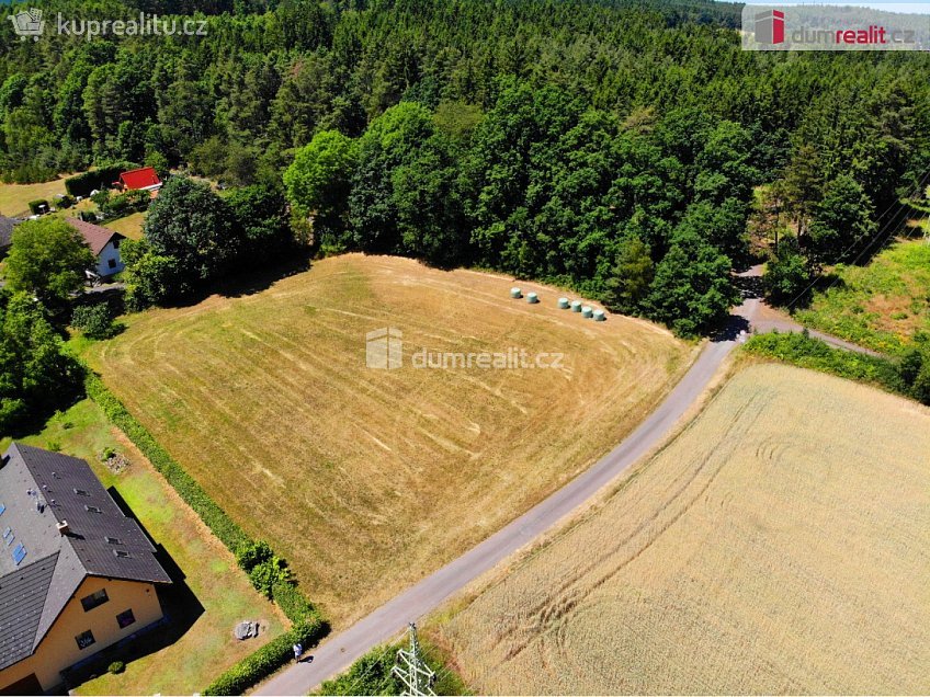 Prodej  stavebního pozemku 3423 m^2 Ohrazenice, Ohrazenice 