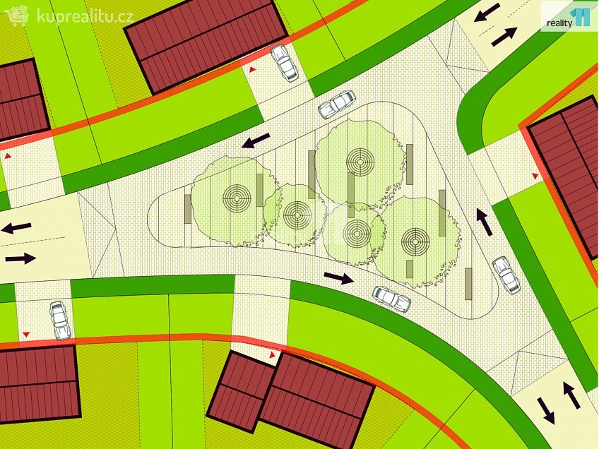 Prodej  stavebního pozemku 918 m^2 Želiv, Želiv 