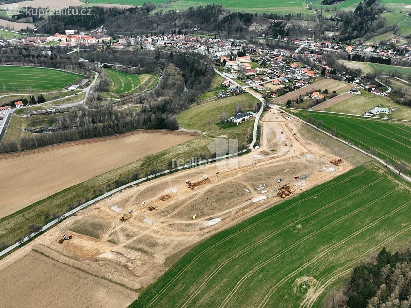 Prodej  stavebního pozemku 1211 m^2 Želiv, Želiv 