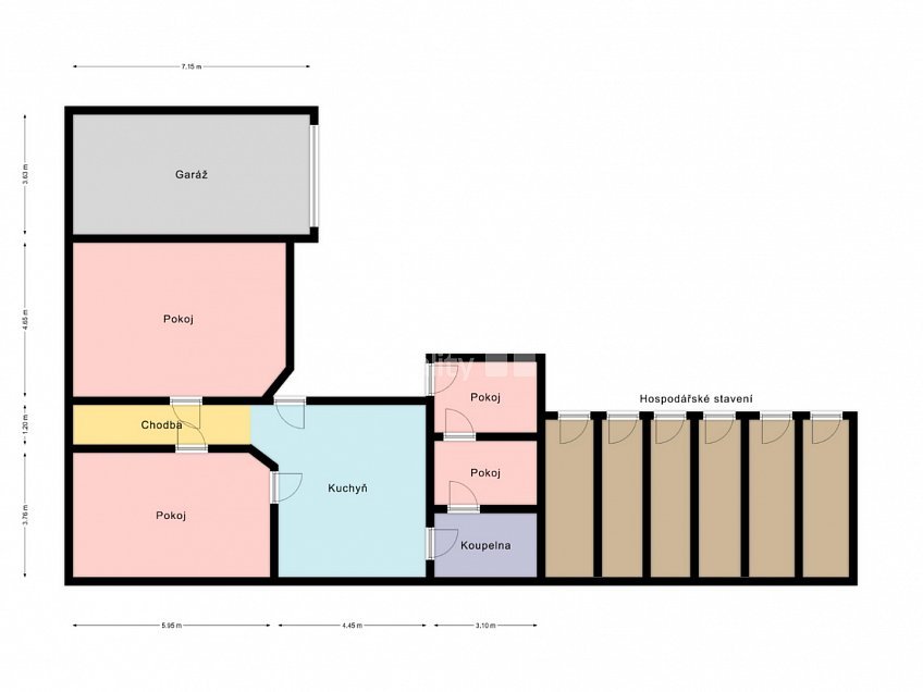 Prodej  rodinného domu 105 m^2 Žeravice, Žeravice 