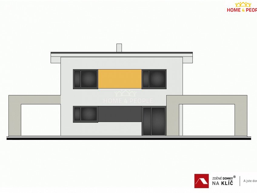 Prodej  domu na klíč 121 m^2 Pampelišková, Zlín 