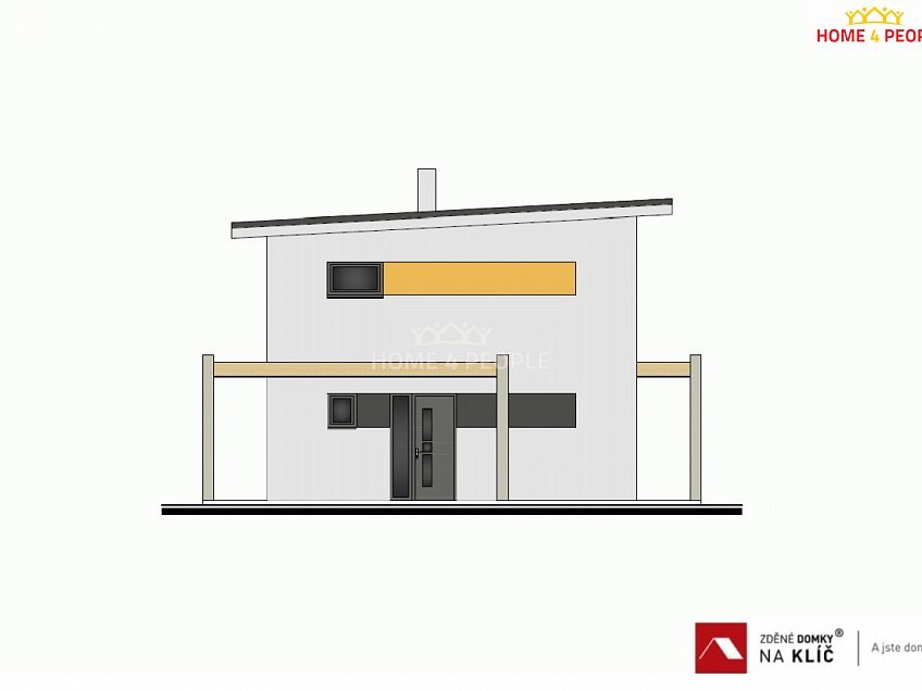 Prodej  domu na klíč 121 m^2 Pampelišková, Zlín 