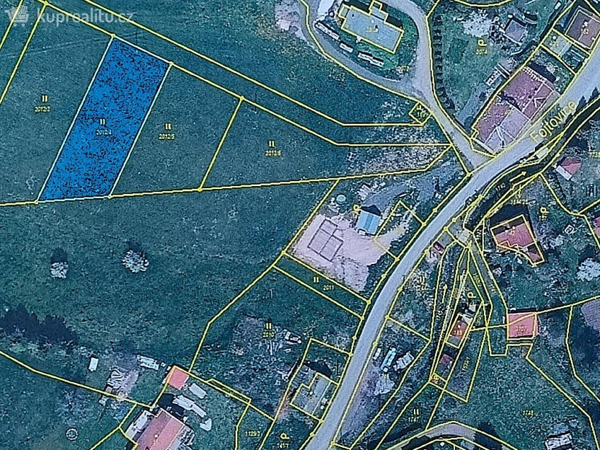 Prodej  stavebního pozemku 1246 m^2 Heřmanov, Heřmanov 