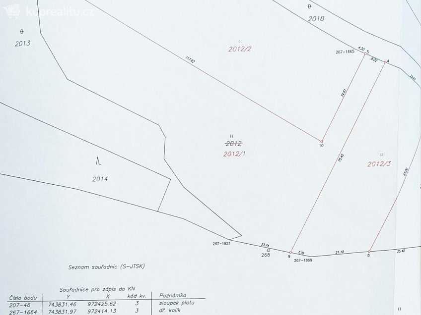 Prodej  stavebního pozemku 1819 m^2 Heřmanov, Heřmanov 