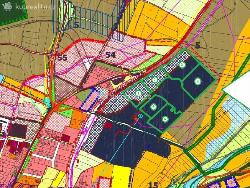 Prodej  stavebního pozemku 7331 m^2 Tírenská, Bavorov 