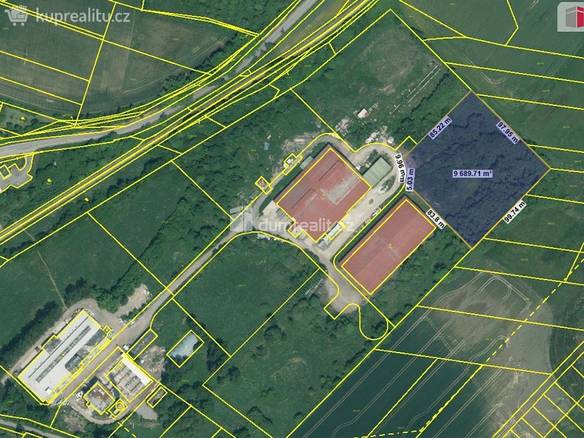 Prodej  stavebního pozemku 7331 m^2 Tírenská, Bavorov 