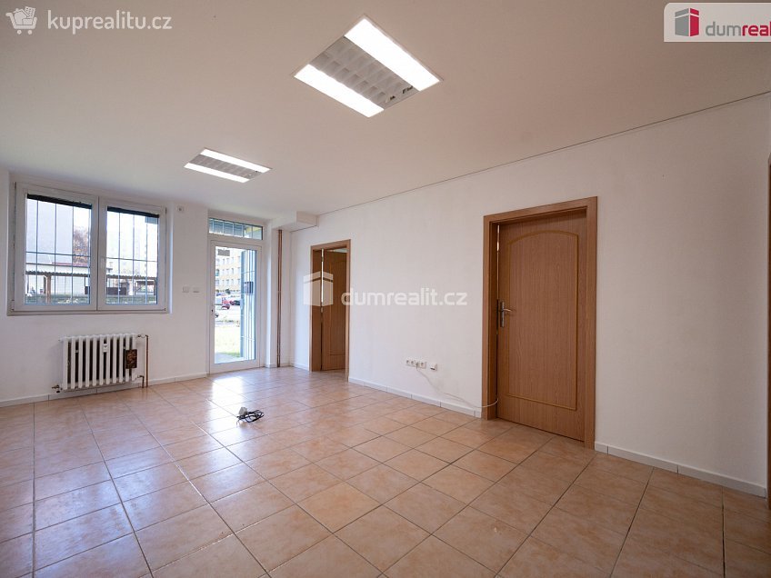 Prodej  obchodních prostor 50 m^2 J. Bendy, České Budějovice 