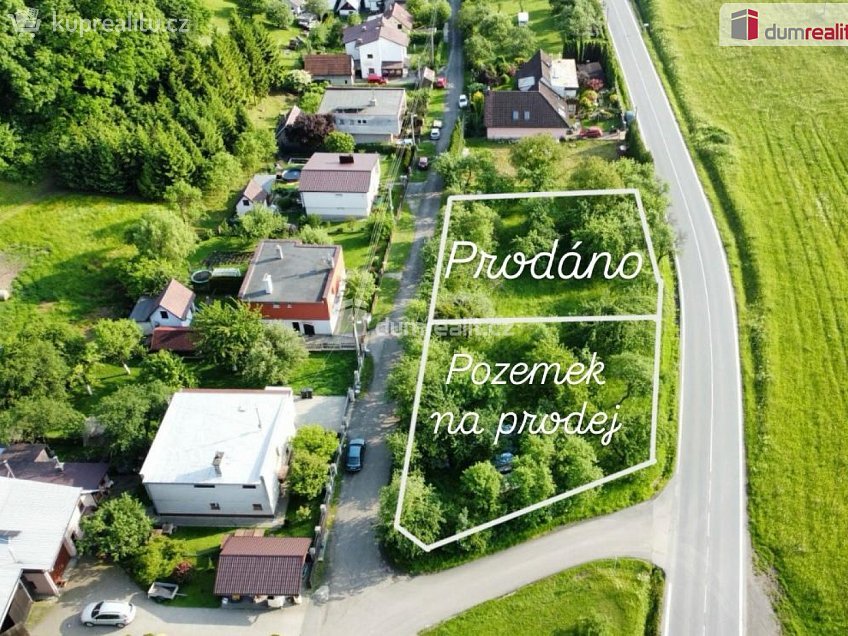 Prodej  stavebního pozemku 900 m^2 Tichá, Tichá 