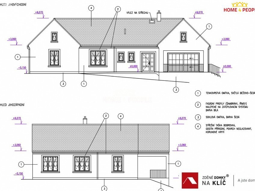 Prodej  domu na klíč 176 m^2 Tečovice, Tečovice 