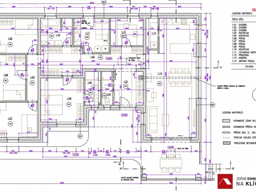 Prodej  domu na klíč 176 m^2 Tečovice, Tečovice 