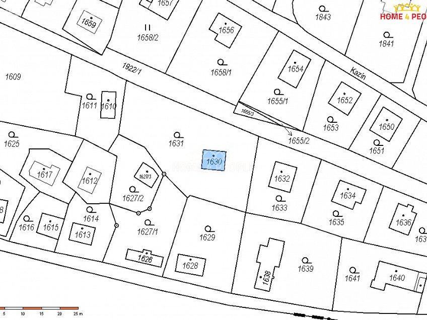 Prodej  pozemku 32 m^2 Praha-Lipence, Praha-Lipence 