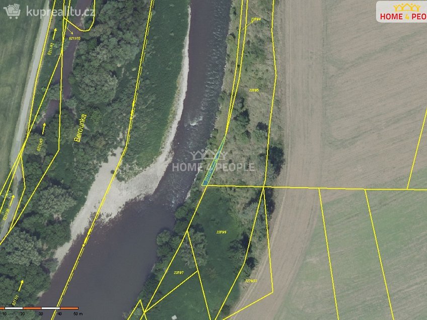 Prodej  pozemku 52 m^2 Praha-Lipence, Praha-Lipence 