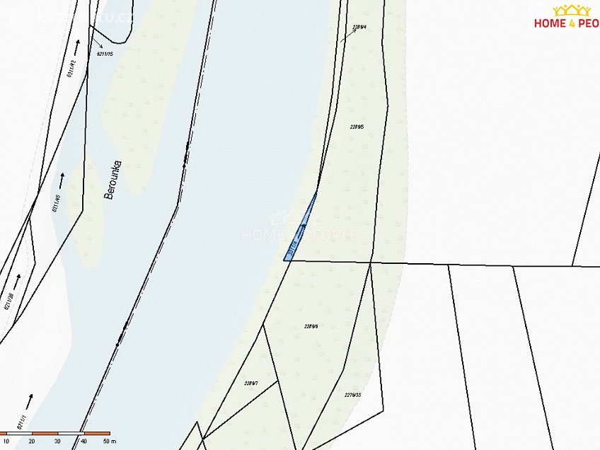 Prodej  pozemku 52 m^2 Praha-Lipence, Praha-Lipence 