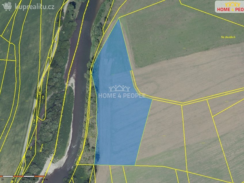 Prodej  pole 19556 m^2 Praha-Lipence, Praha-Lipence 