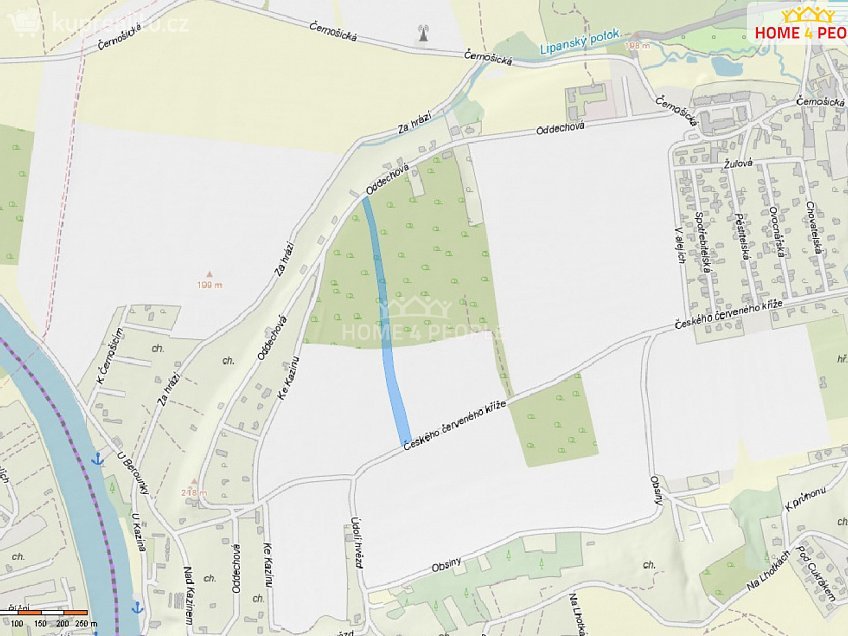 Prodej  pole 10065 m^2 Praha-Lipence, Praha-Lipence 