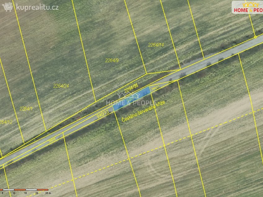 Prodej  pozemku 53 m^2 Praha-Lipence, Praha-Lipence 