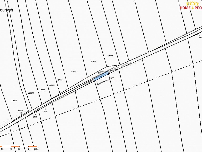 Prodej  pozemku 53 m^2 Praha-Lipence, Praha-Lipence 