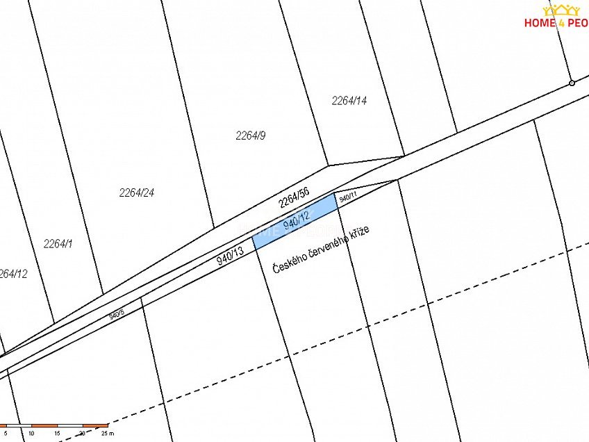 Prodej  pozemku 53 m^2 Praha-Lipence, Praha-Lipence 