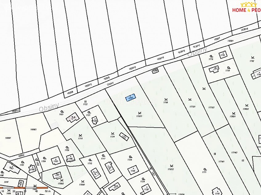 Prodej  pozemku 32 m^2 Praha-Lipence, Praha-Lipence 