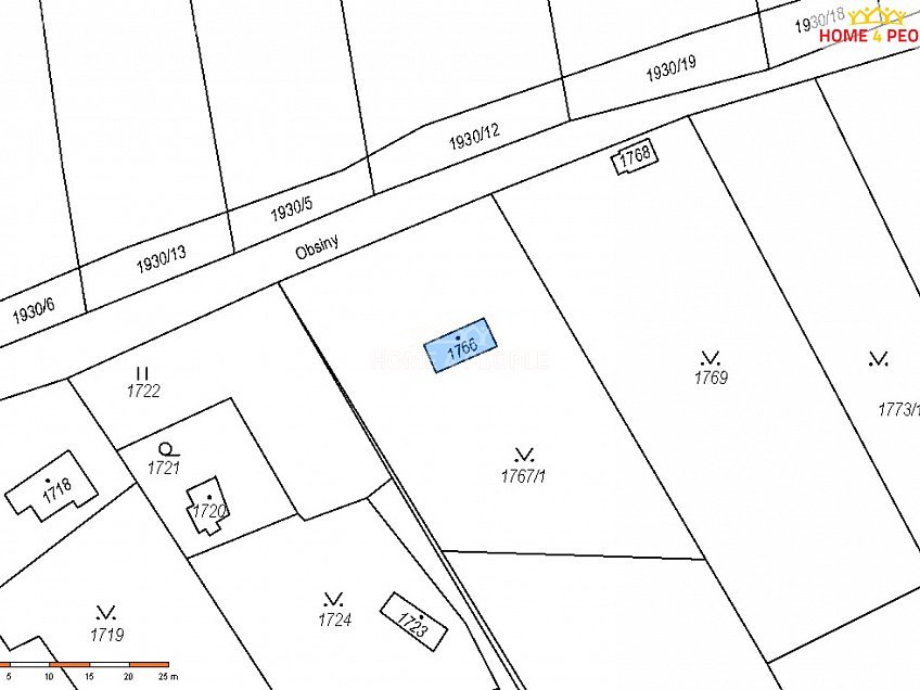 Prodej  pozemku 32 m^2 Praha-Lipence, Praha-Lipence 