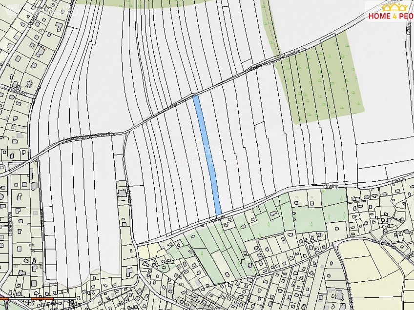 Prodej  pole 3333 m^2 Praha-Lipence, Praha-Lipence 