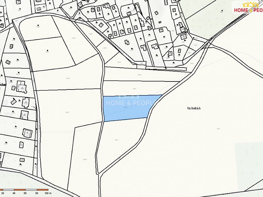 Prodej  pole 3634 m^2 Praha-Lipence, Praha-Lipence 