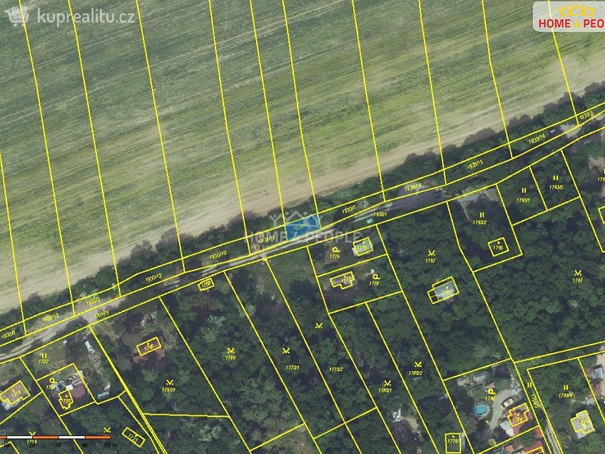 Prodej  zahrady 82 m^2 Praha-Lipence, Praha-Lipence 