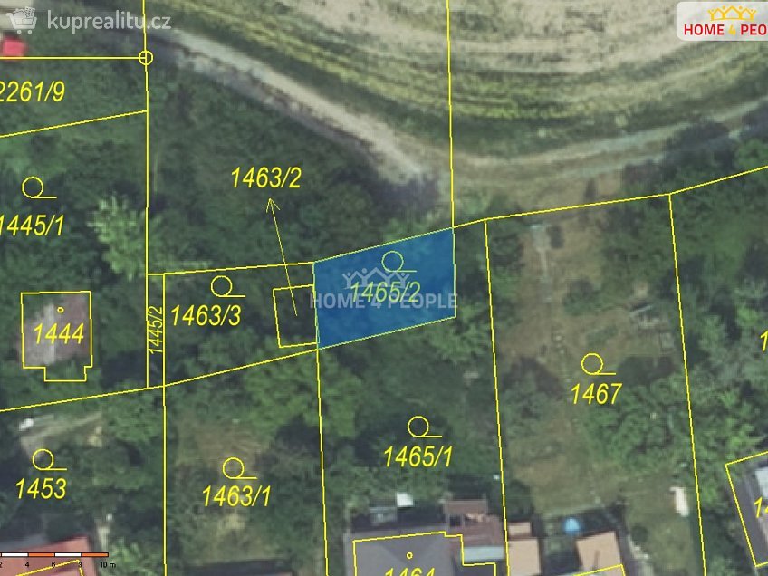 Prodej  zahrady 70 m^2 Praha-Lipence, Praha-Lipence 