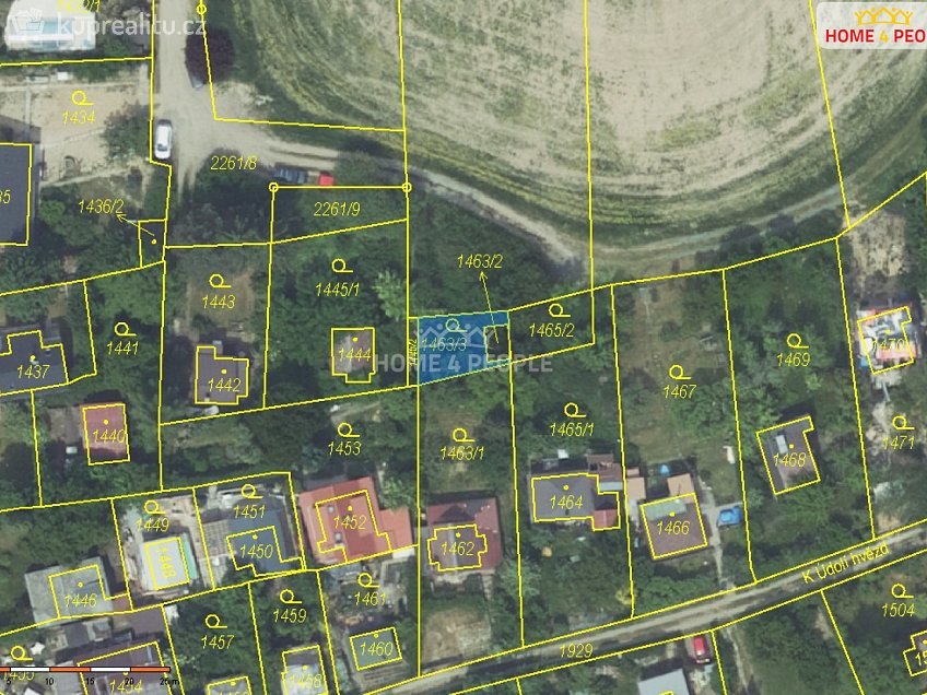 Prodej  zahrady 72 m^2 Praha-Lipence, Praha-Lipence 