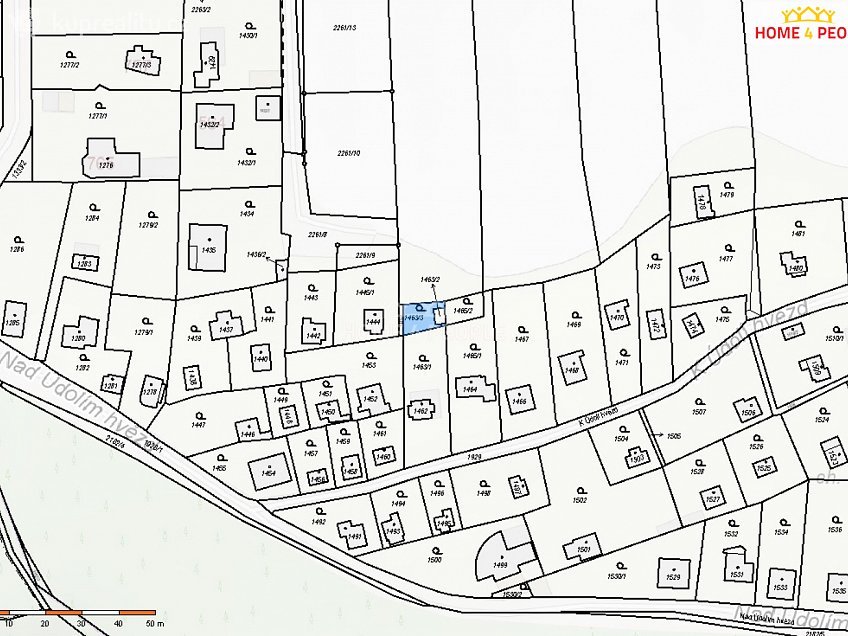 Prodej  zahrady 72 m^2 Praha-Lipence, Praha-Lipence 