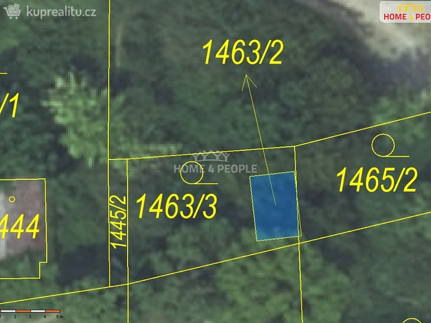 Prodej  pozemku 13 m^2 Praha-Lipence, Praha-Lipence 