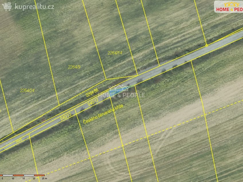 Prodej  pozemku 20 m^2 Praha-Lipence, Praha-Lipence 