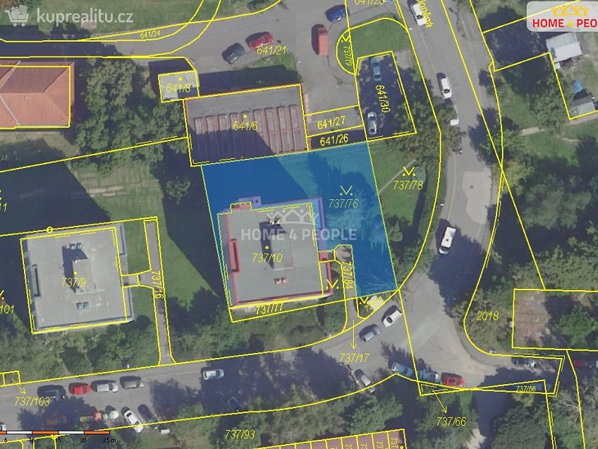 Prodej  pozemku 526 m^2 Skloněná, Praha 9 