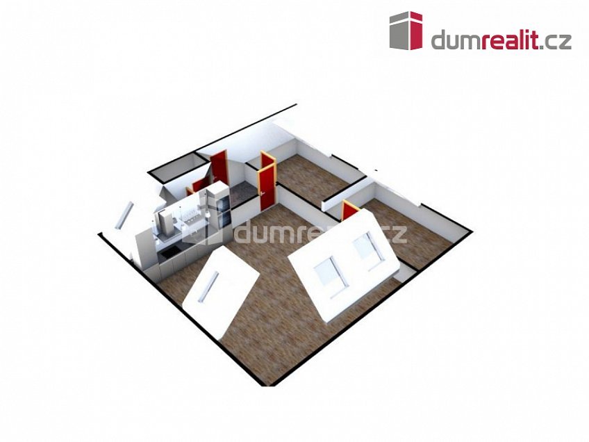 Pronájem bytu 3+kk 67 m^2 P. Bezruče, Neratovice 