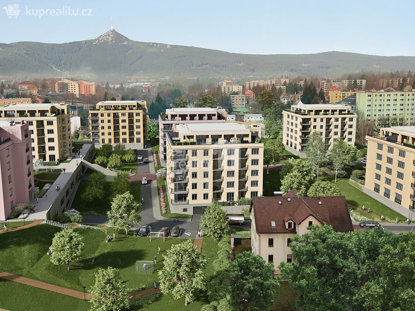 Prodej bytu 1+kk 40 m^2 Tovární, Liberec 