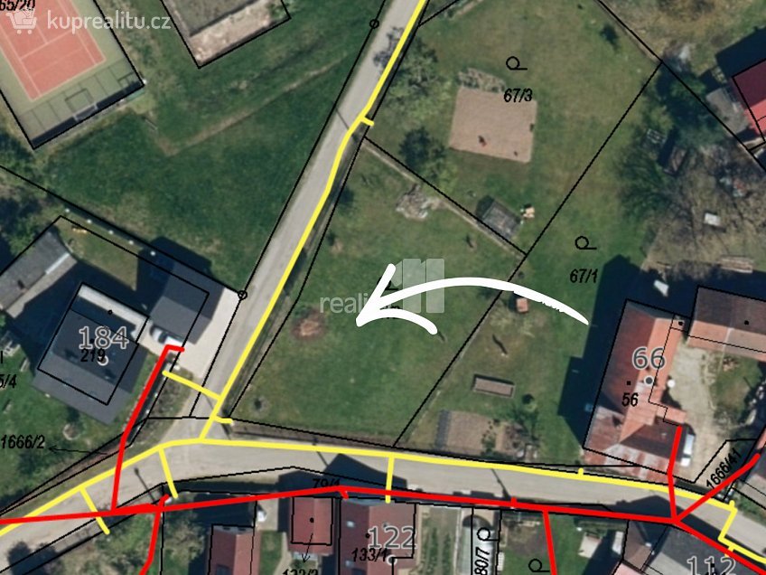 Prodej  stavebního pozemku 794 m^2 Čejov, Čejov 