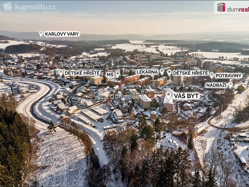 Prodej bytu 3+kk 67 m^2 Pod Nádražím, Nová Role 